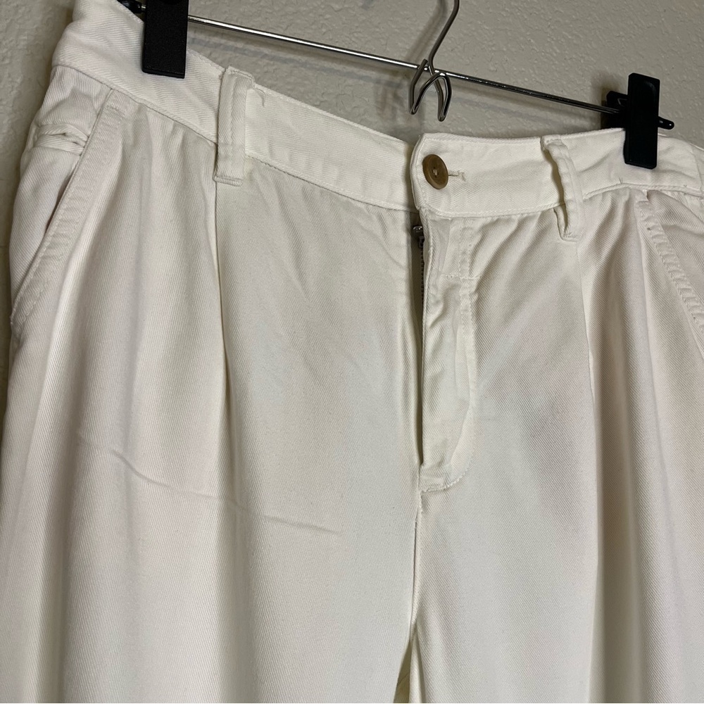 Anthropologie Off White/Ivory Colored Women's Pants Size 29 - Picture 6 of 16